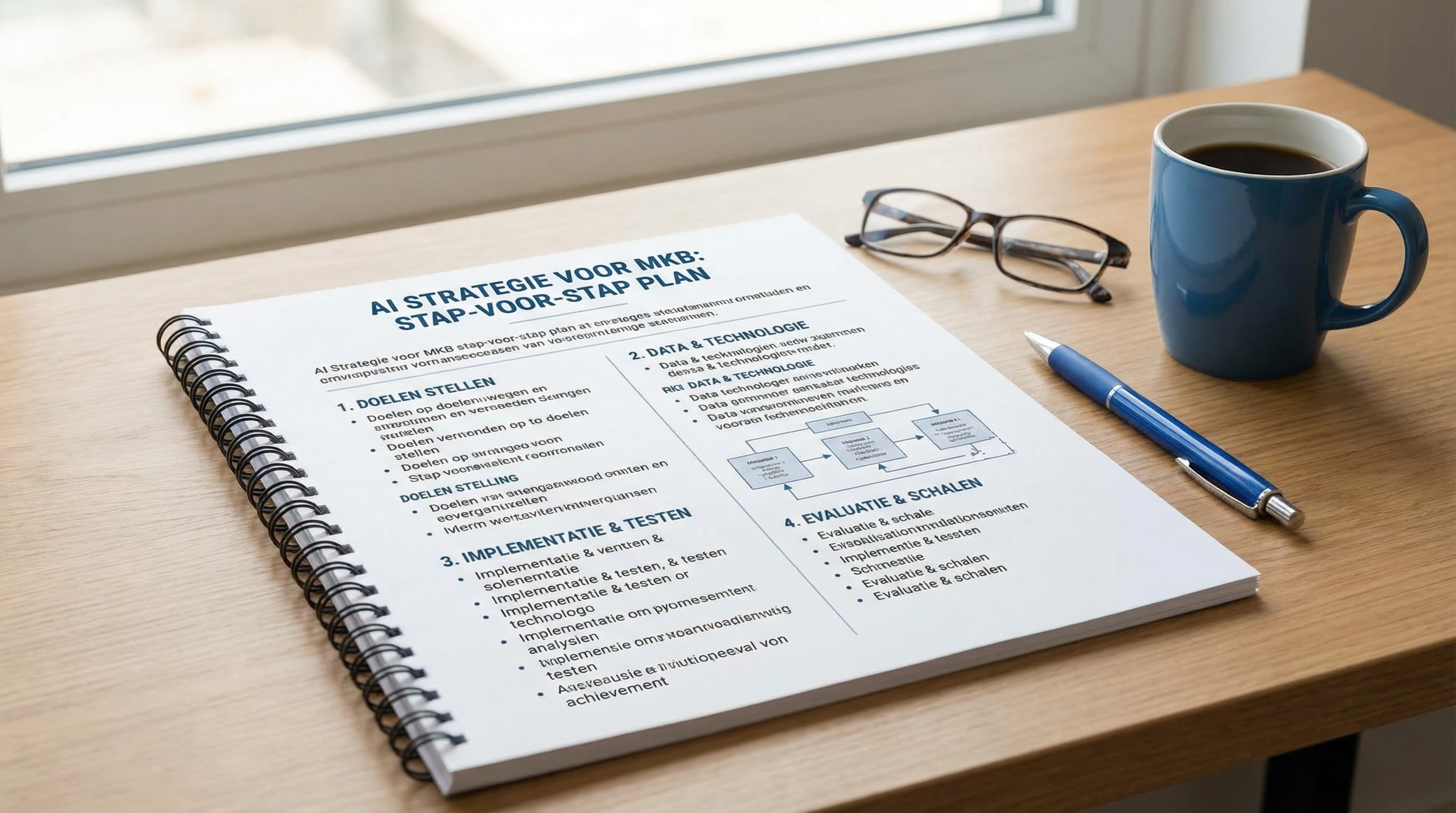 AI Strategie? Begin met Één Proces (Niet een Plan van 50 Pagina's) - Praktische AI gids voor Nederlandse MKB bedrijven