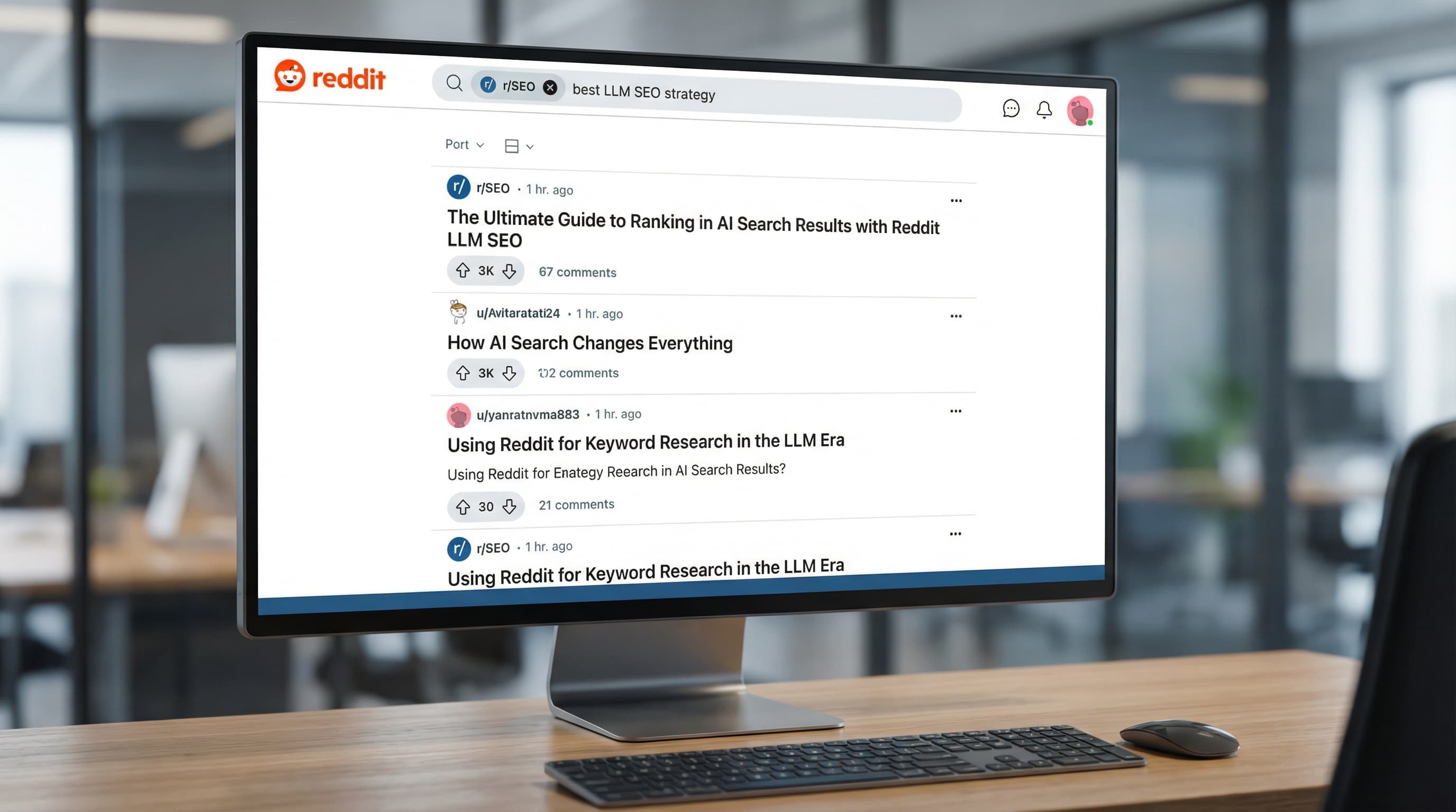 Reddit and LLM SEO: how to rank in AI search results - More and more people search via ChatGPT and Perplexity. Learn how LLM SEO works, why Reddit is so important and what you can do now to be visible in AI answers.