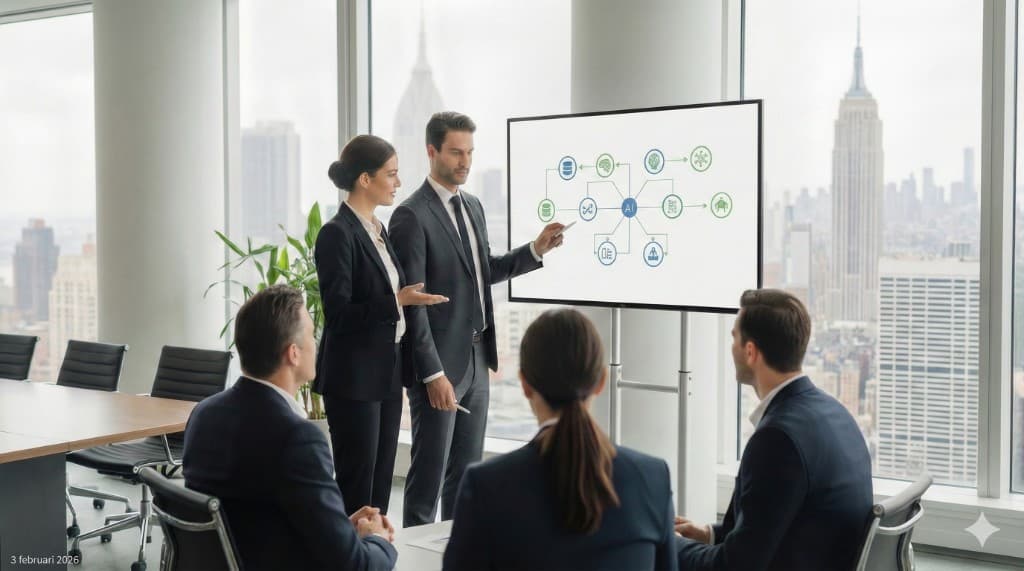 AI Consultancy: van Strategie naar Implementatie - De meeste AI-strategieen stranden voordat er iets is geimplementeerd. Zo overbrug je de kloof tussen plan en werkend systeem in het MKB, met eerlijke kosten en terugverdientijden.