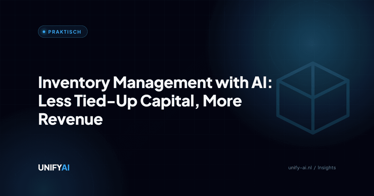 Inventory Management with AI: Less Tied-Up Capital, More Revenue - AI predicts demand, optimises orders and flags risks in your inventory. Concrete applications for SME retailers and wholesalers.